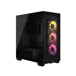 Thùng máy Corsair 3500X RGB Tempered Glass (Mid-Tower, Black, 3 Fan ) CC-9011278-WW