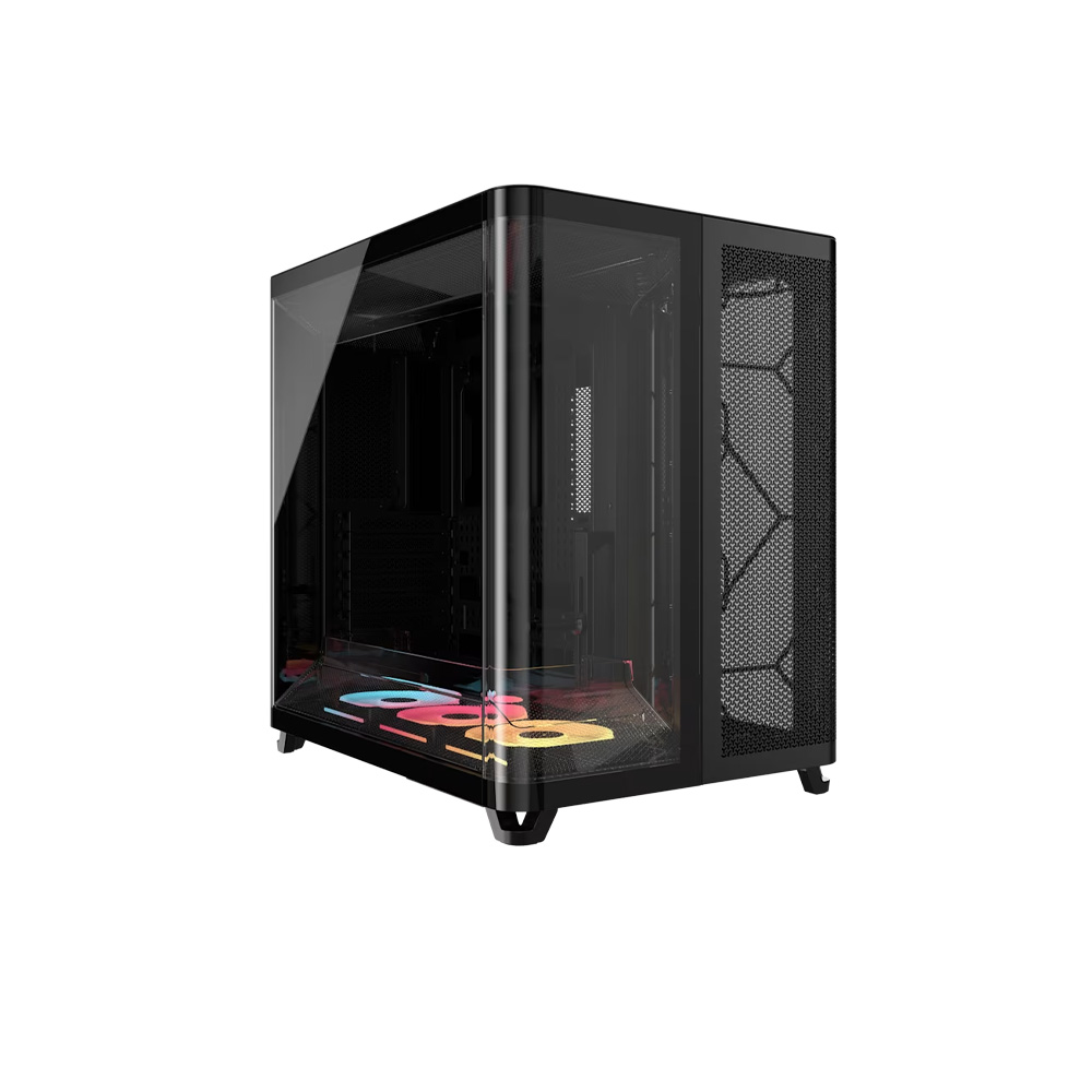 Thùng máy Corsair AIR 5400 LX-R RGB iCUE LINK Tempered Glass Mid-Tower | Black