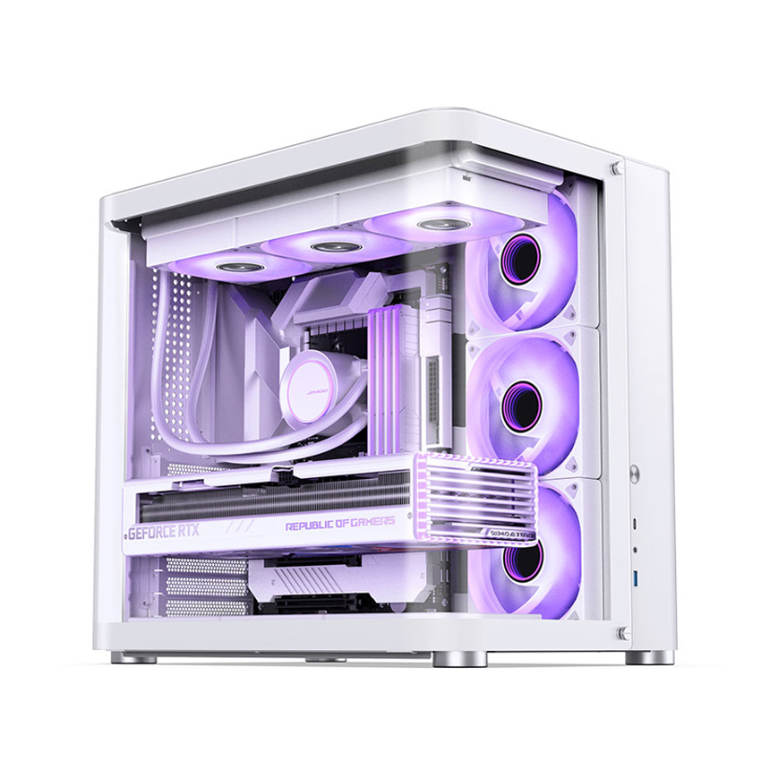 Thùng máy JONSBO ATX X400 GREY ATX Gaming | Trắng, hồ cá