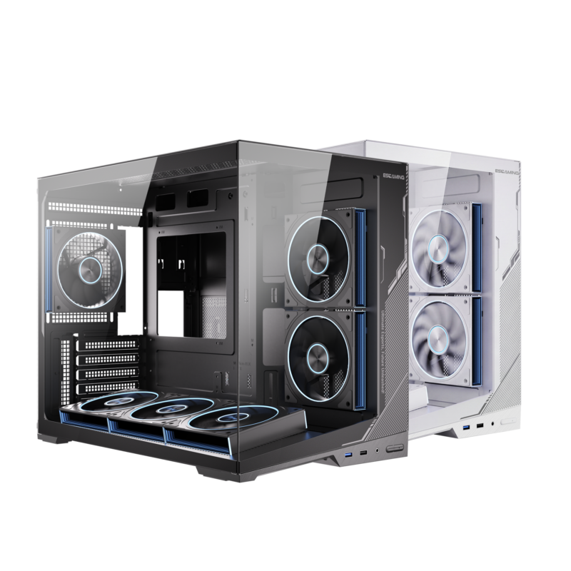 Thùng máy MAGIC ESGAMING ZERO | M-ATX, Đen - ảnh 2