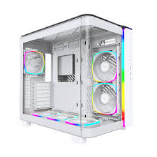 Thùng máy Montech King 95 Pro - Trắng | Sẵn 6 fan ARGB