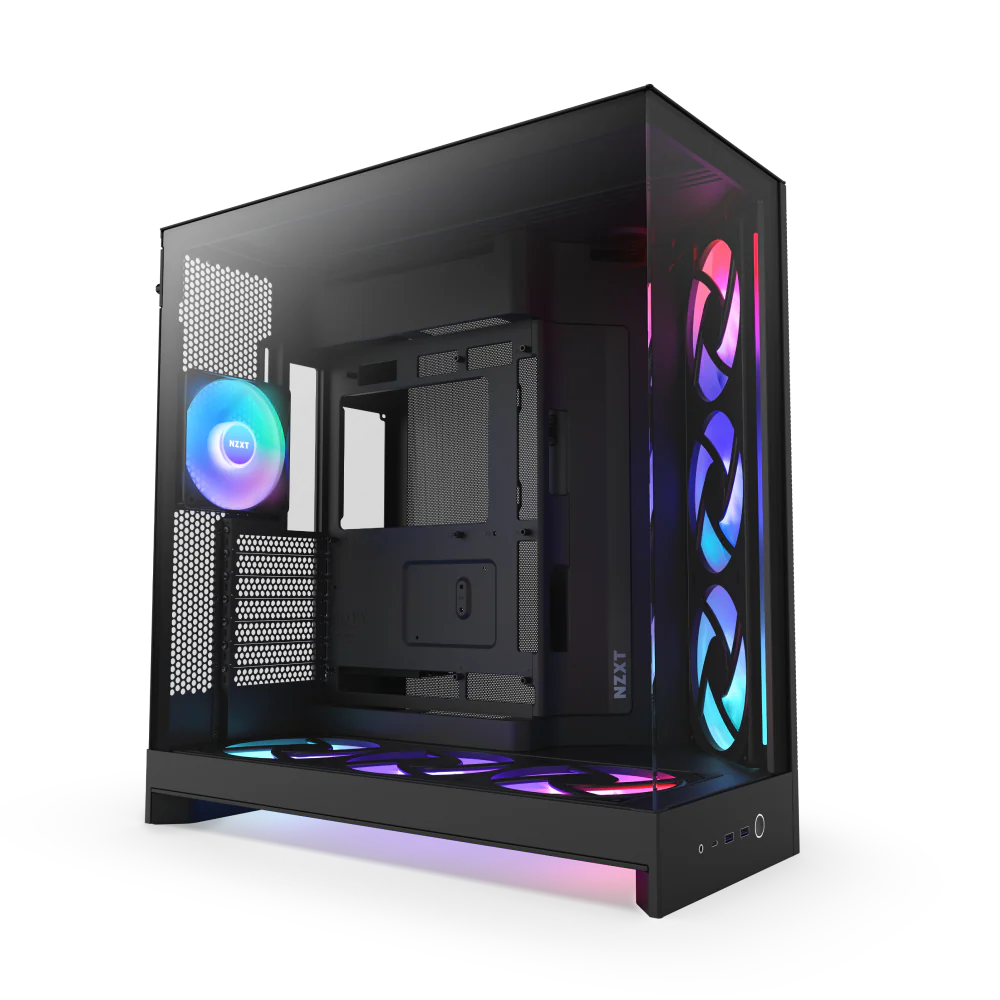 Thùng máy NZXT H9 FLOW RGB PLUS (2025) ALL BLACK (CM-H92FB-P1)