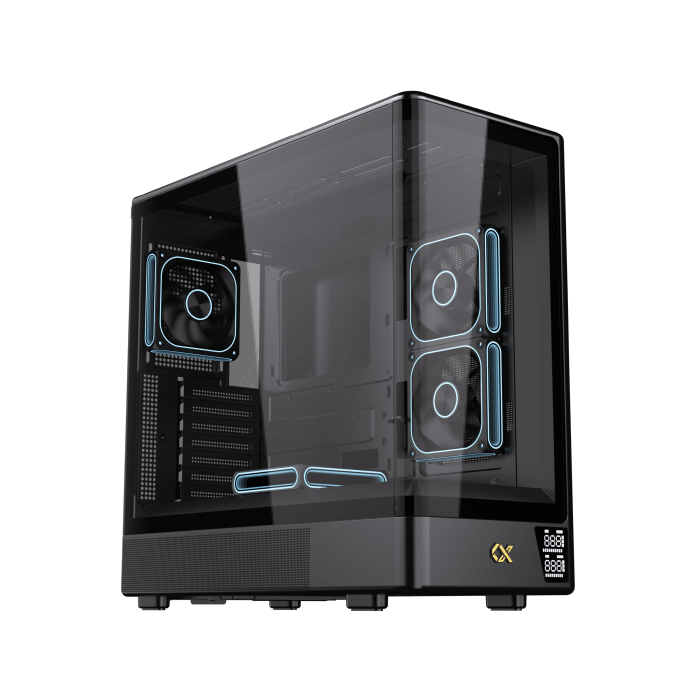 Thùng máy XIGMATEK Moon ML DGT | Black, không kèm fan