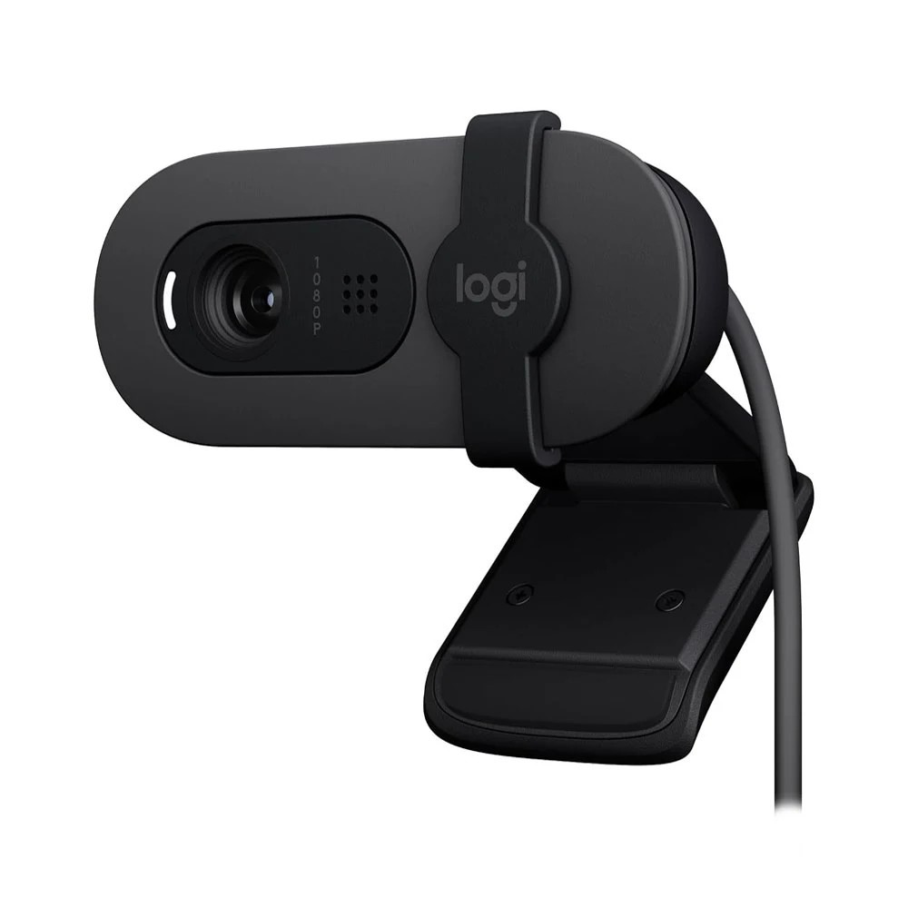 Webcam Logitech Brio 100 Đen Full HD (960-001587)
