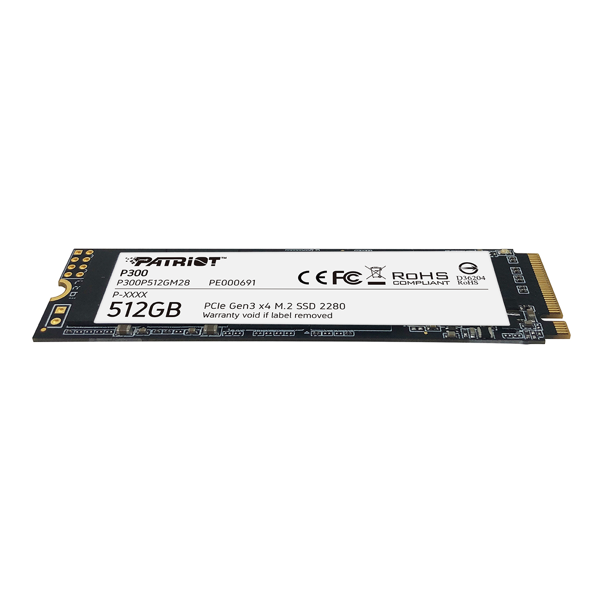 Ổ cứng SSD Patriot P300P512GM28 | 512GB, M.2 2280, NVMe PCIe Gen3 - ảnh 4
