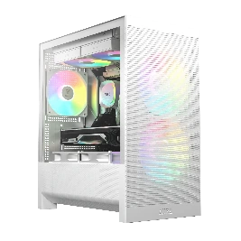 Vỏ case GAMDIAS AURA GC15M Trắng | Micro-ATX