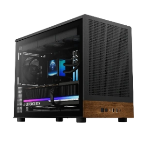 Vỏ case GAMDIAS ATHENA M4M WOOD Đen