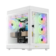 Vỏ case GAMDIAS NESO P1 Trắng toàn bộ | ATX