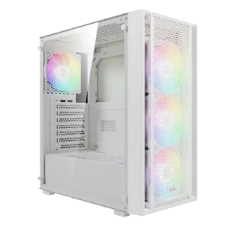 Vỏ case GAMDIAS AURA GC2 ELITE ARGB Trắng | ATX