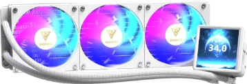Tản nhiệt nước GAMDIAS CHIONE M5-360 Trắng | AIO 360mm