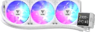 Tản nhiệt nước GAMDIAS AURA GL360 LITE II Digital Trắng | AIO 360mm