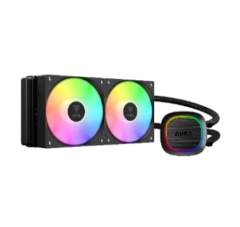 Tản nhiệt nước GAMDIAS AURA GL240 v2 ARGB Đen | AIO 240mm - ảnh 2