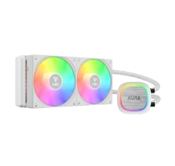 Tản nhiệt nước GAMDIAS AURA GL240 v2 ARGB Trắng | AIO 240mm - ảnh 2