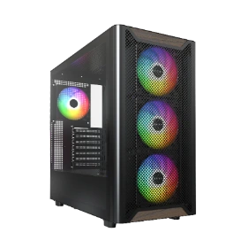 Vỏ case MONTECH XR WOOD Đen | ATX