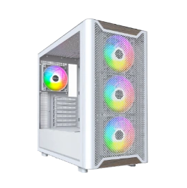 Vỏ case MONTECH XR WOOD Trắng | ATX