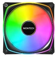 Quạt case MONTECH RX 120 PRO Đen | 120mm, fan lẻ, gió ngược