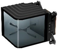 Block tản nhiệt CPU TRYX PANORAMA WB Đen | custom loop, màn hình AMOLED