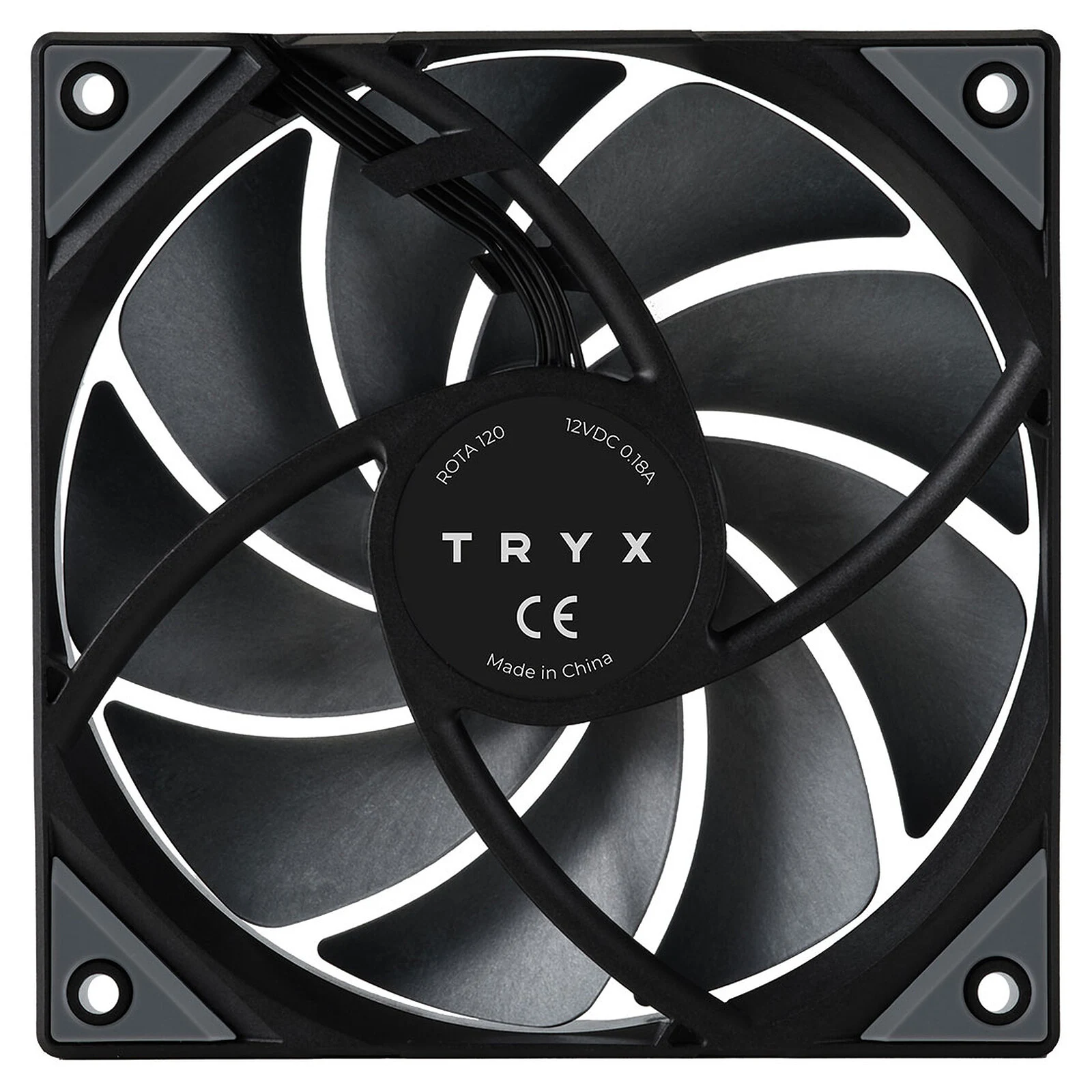 Quạt tản nhiệt TRYX ROTA PRO Đen | 120mm, PWM, fan lẻ - ảnh 2